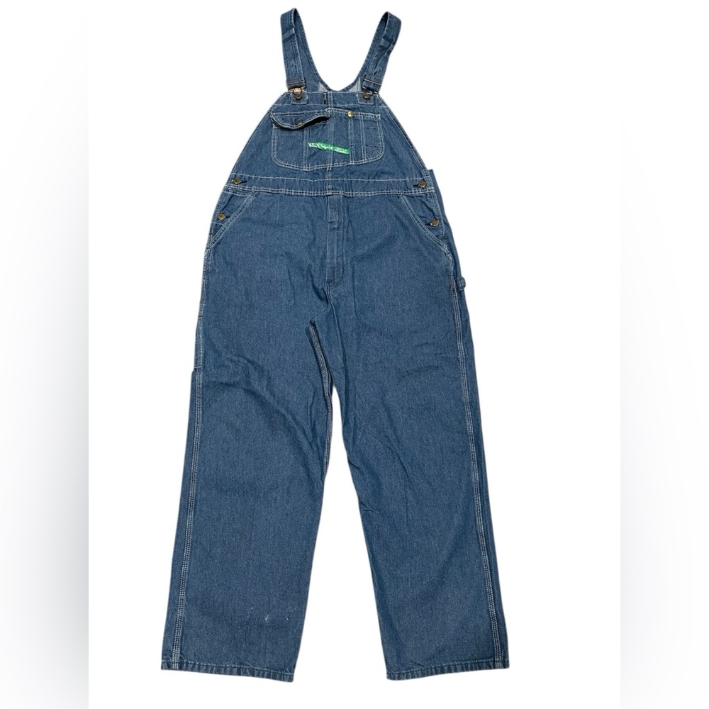 Men's Blue Denim Overalls KEY “Imperial” Aristocrat of Overalls Large 40x29